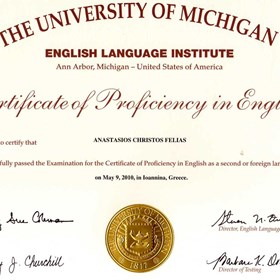 language certificates: certificates